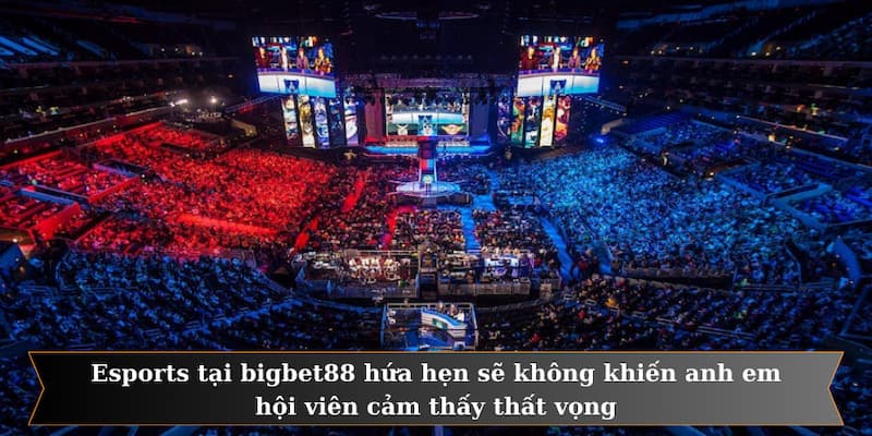 Esports tại bigbet88 hứa hẹn sẽ không khiến anh em hội viên cảm thấy thất vọng